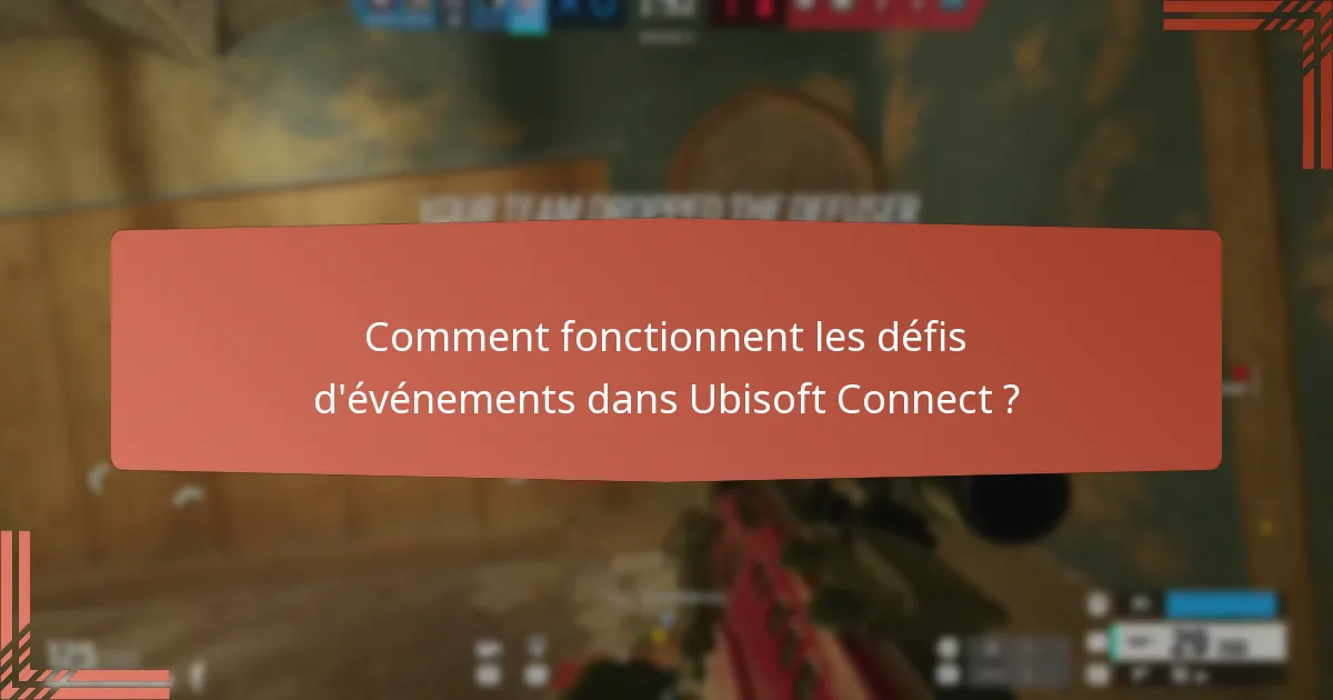 Comment fonctionnent les défis d’événements dans Ubisoft Connect ?